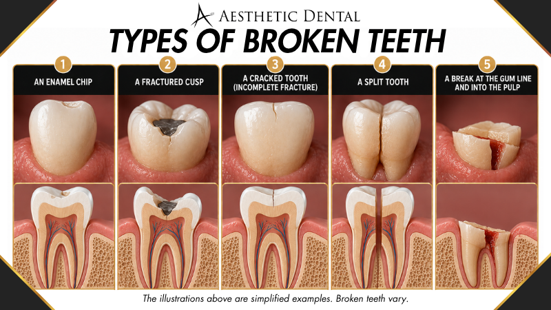 Broken Teeth Types | Same-Day Emergency Care in Southfield, MI